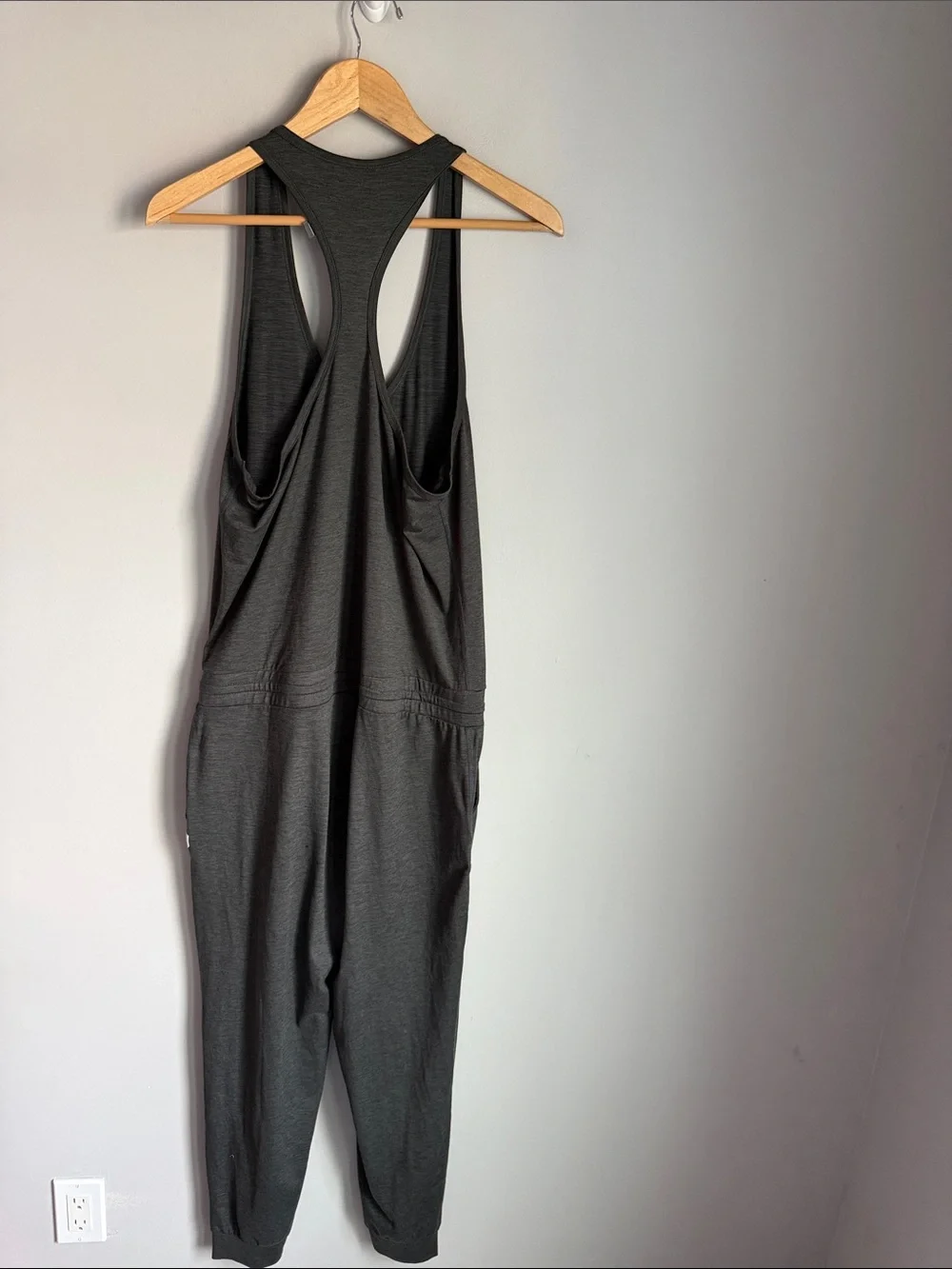 Vuori Women's Lux Jumpsuit in Charcoal Medium